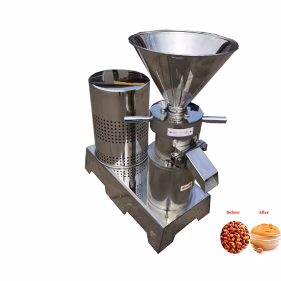 Small Scale Peanut Butter Grinding Colloid Mill Processing Making Machine