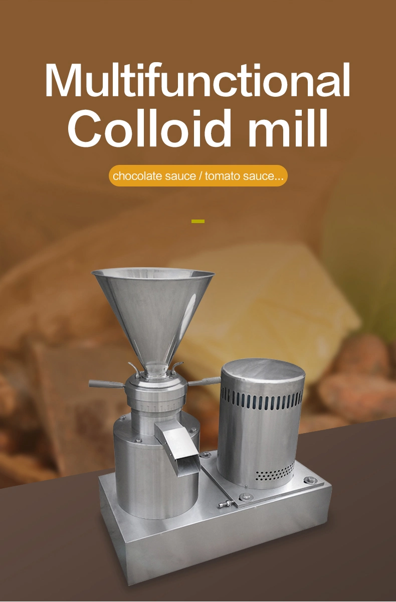 Stainless Steel Colloid Mill Cacao Butter Sesame Butter Peanut Butter Making Machine