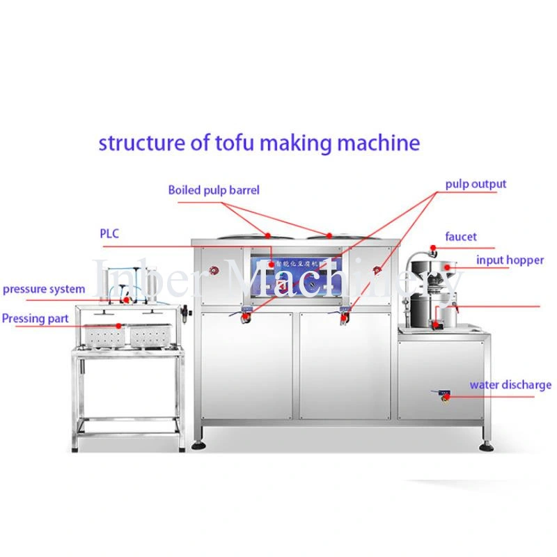 Popular Tofu Making Machine/Soybean Milk Maker Price