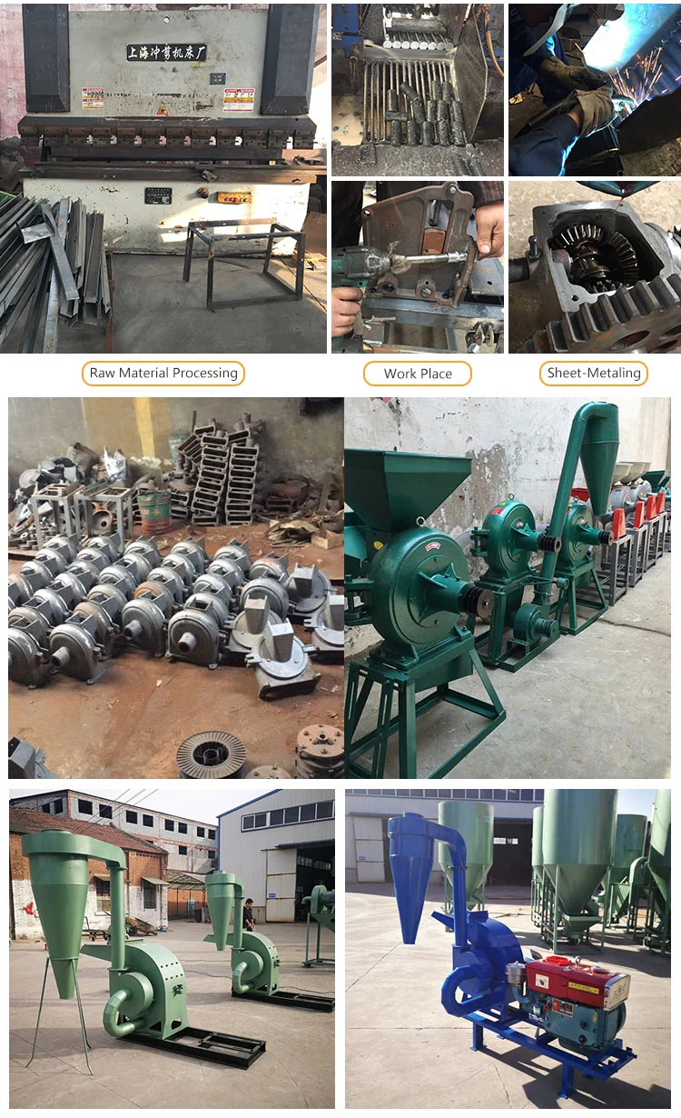 Solar System Used Hammer Mill Corn Crusher Machine