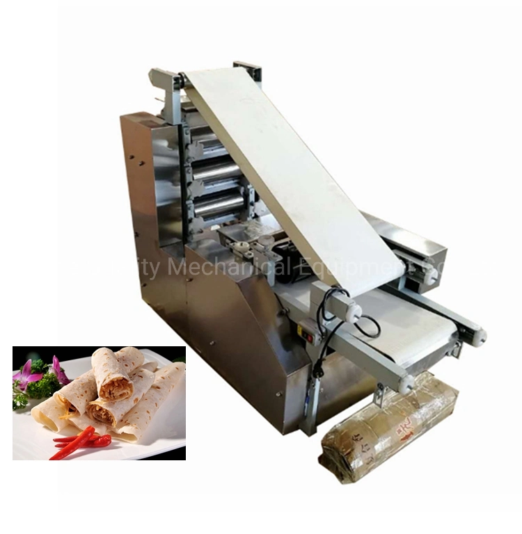 Automatic Dumpling Wrapper Making Machine/Wonton Spring Roll Skin Maker/Tortilla Chapati Roti Machine