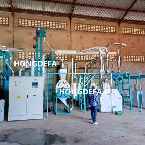 Full Automatic Flour Mill Machine Advanced Technology Maize Mill